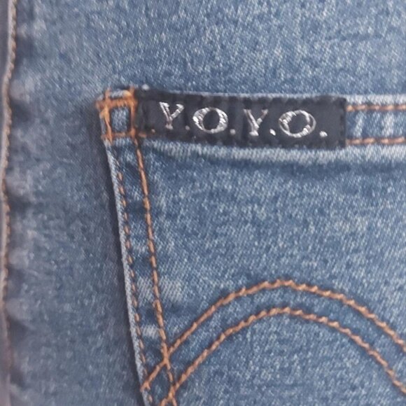 Y2K Denim Maxi Skirt Mermaid Trumpet Slit 90s Streetwear Revival - Picture 6 of 15